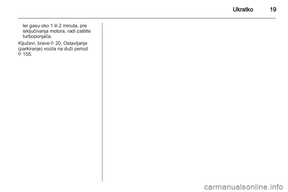 OPEL ANTARA 2011  Uputstvo za upotrebu (in Serbian) 