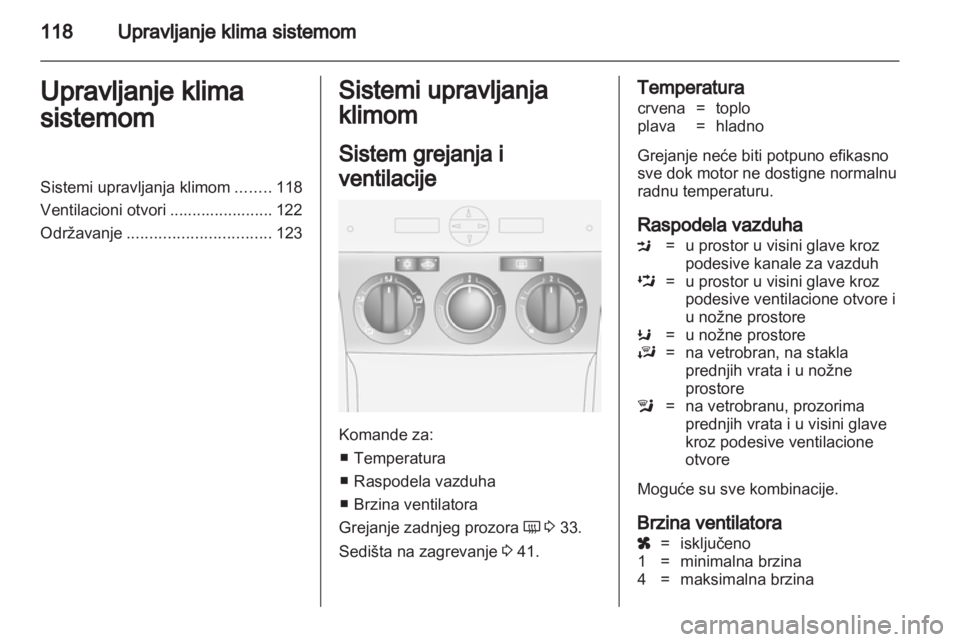 OPEL ANTARA 2012.5  Uputstvo za upotrebu (in Serbian) 