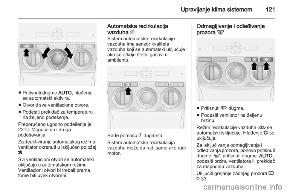 OPEL ANTARA 2012.5  Uputstvo za upotrebu (in Serbian) 