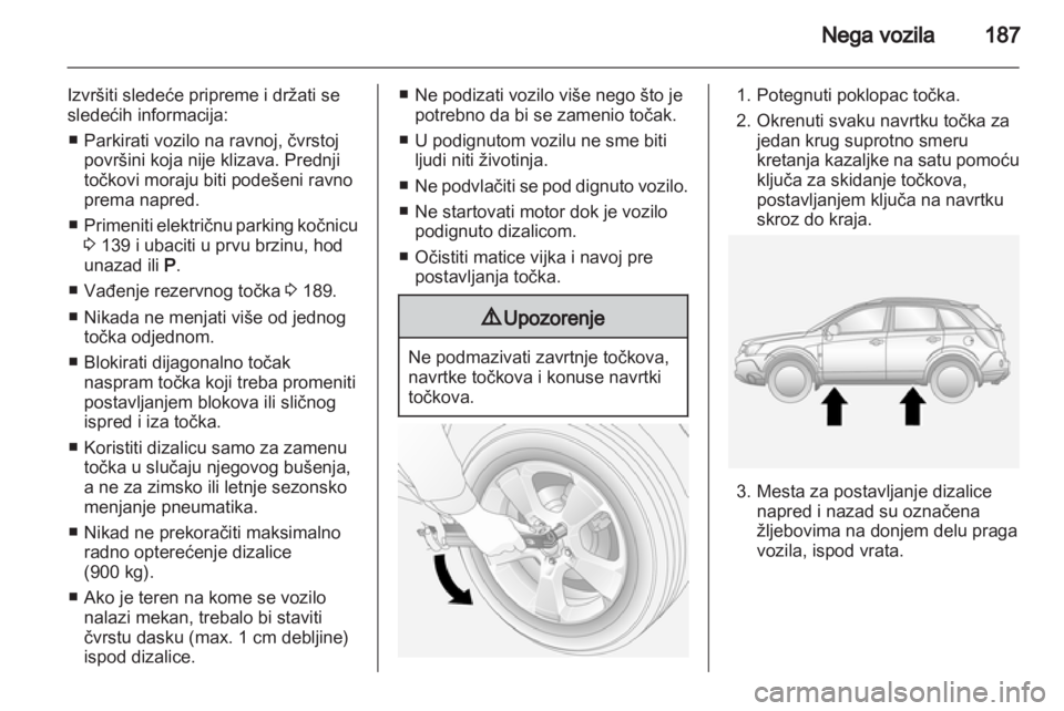 OPEL ANTARA 2012.5  Uputstvo za upotrebu (in Serbian) 