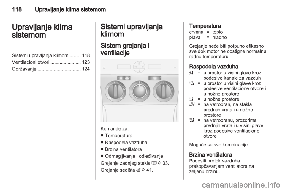 OPEL ANTARA 2013.5  Uputstvo za upotrebu (in Serbian) 