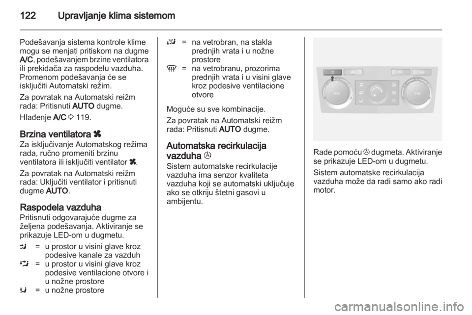 OPEL ANTARA 2013.5  Uputstvo za upotrebu (in Serbian) 