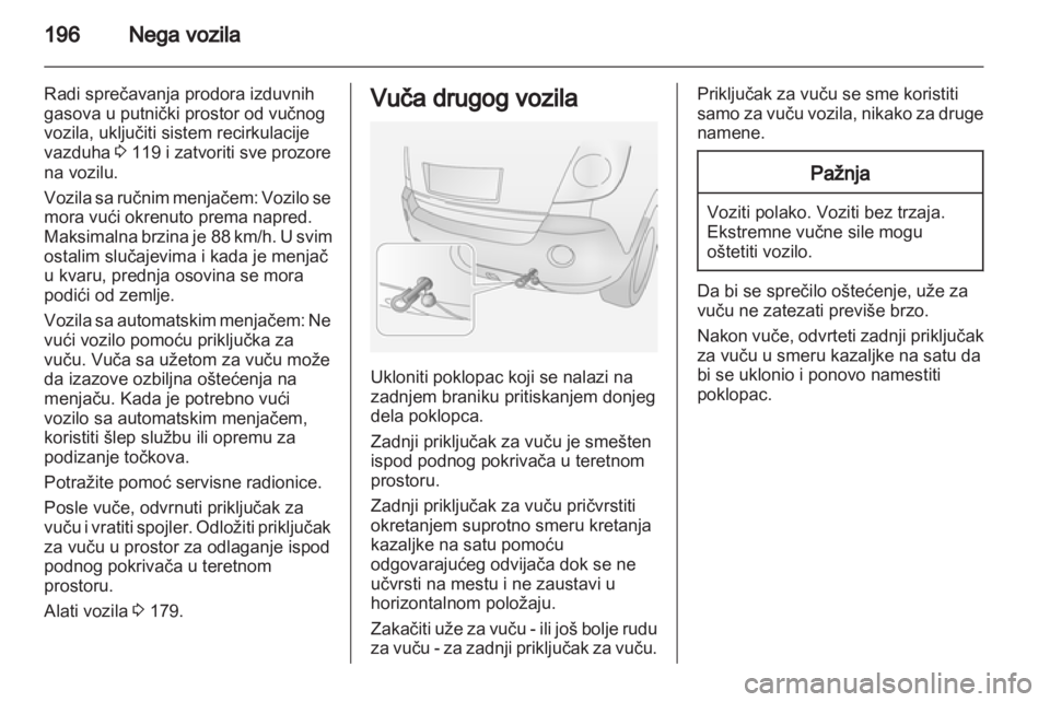 OPEL ANTARA 2013.5  Uputstvo za upotrebu (in Serbian) 