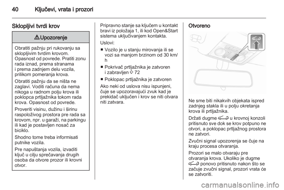 OPEL ASTRA H 2010.5  Uputstvo za upotrebu (in Serbian) 