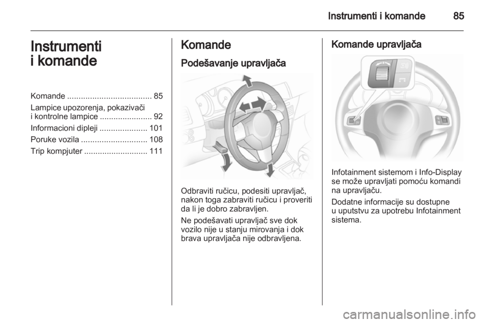 OPEL ASTRA H 2010.5  Uputstvo za upotrebu (in Serbian) 