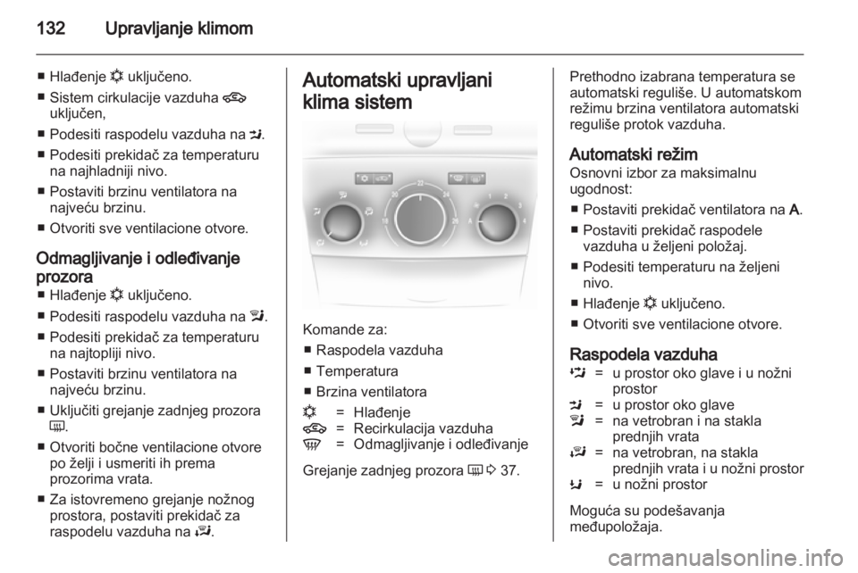 OPEL ASTRA H 2011  Uputstvo za upotrebu (in Serbian) 