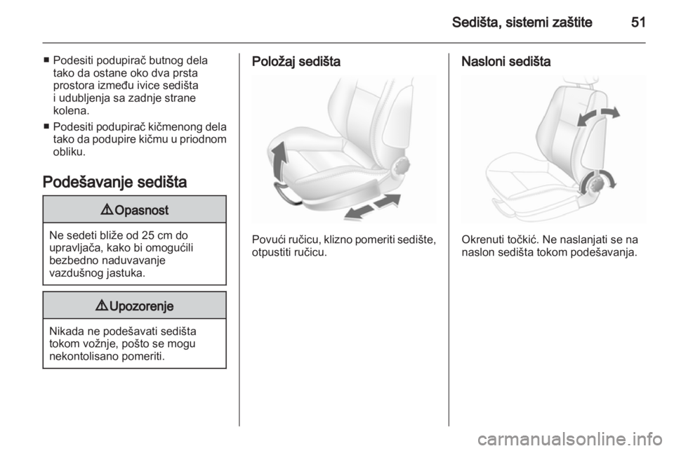 OPEL ASTRA H 2012  Uputstvo za upotrebu (in Serbian) 