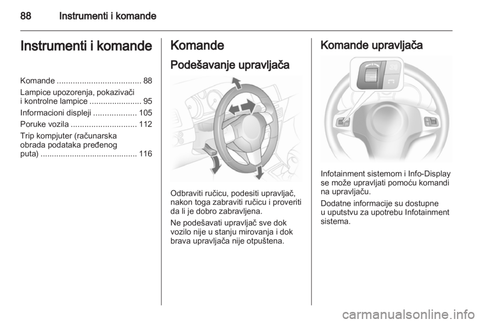 OPEL ASTRA H 2012  Uputstvo za upotrebu (in Serbian) 
