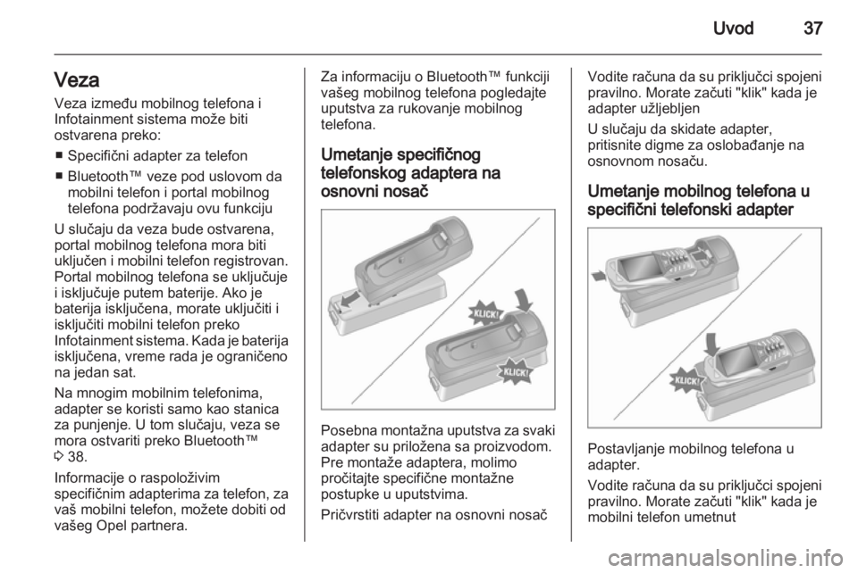 OPEL ASTRA H 2013  Uputstvo za rukovanje Infotainment sistemom (in Serbian) 