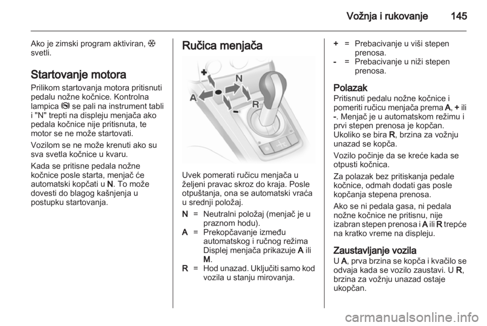 OPEL ASTRA H 2013  Uputstvo za upotrebu (in Serbian) 