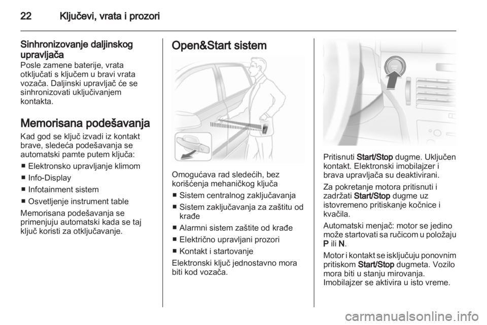 OPEL ASTRA H 2013  Uputstvo za upotrebu (in Serbian) 