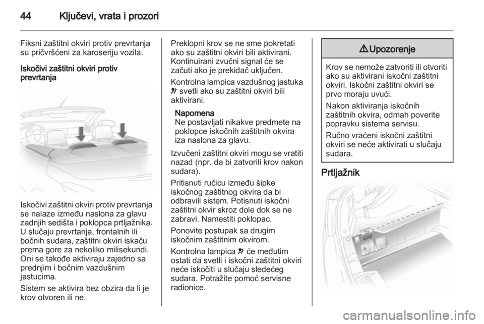 OPEL ASTRA H 2013  Uputstvo za upotrebu (in Serbian) 