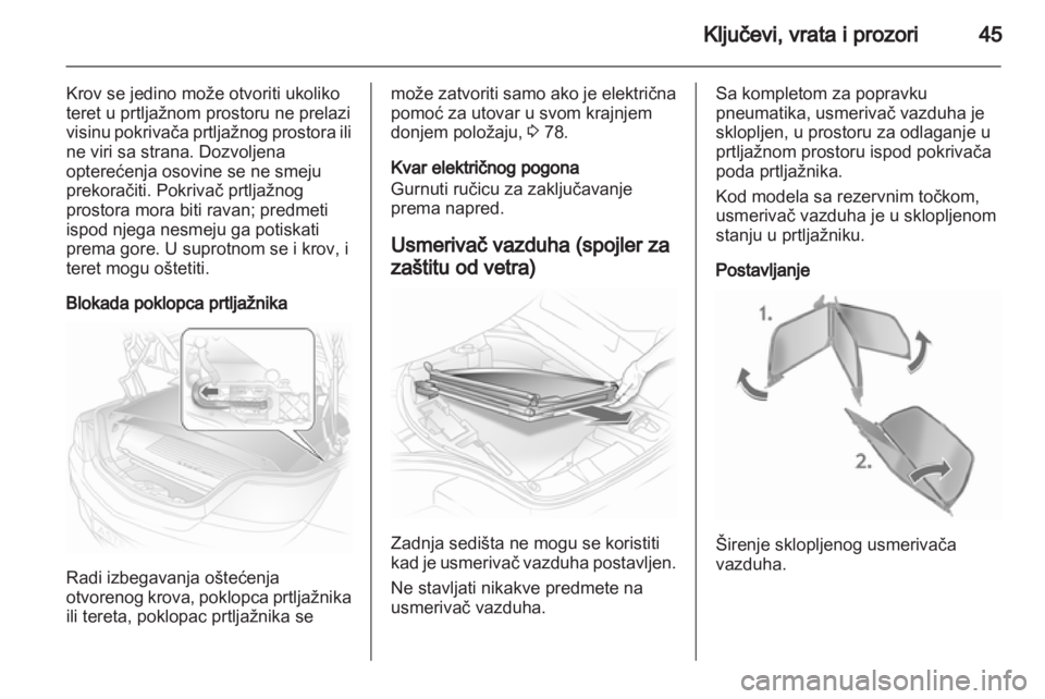 OPEL ASTRA H 2013  Uputstvo za upotrebu (in Serbian) 
