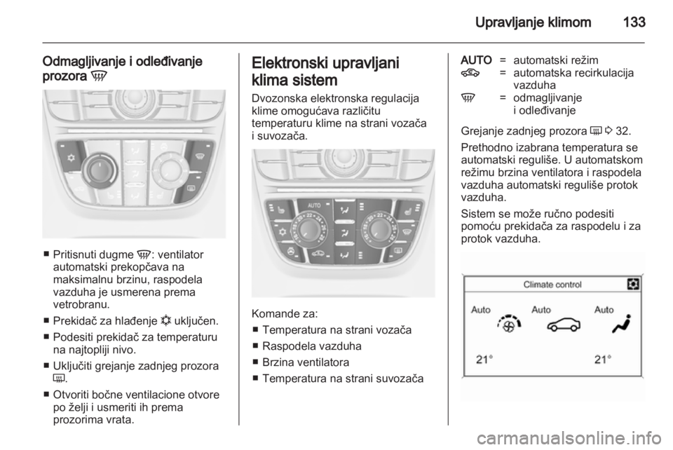 OPEL ASTRA J 2011  Uputstvo za upotrebu (in Serbian) 