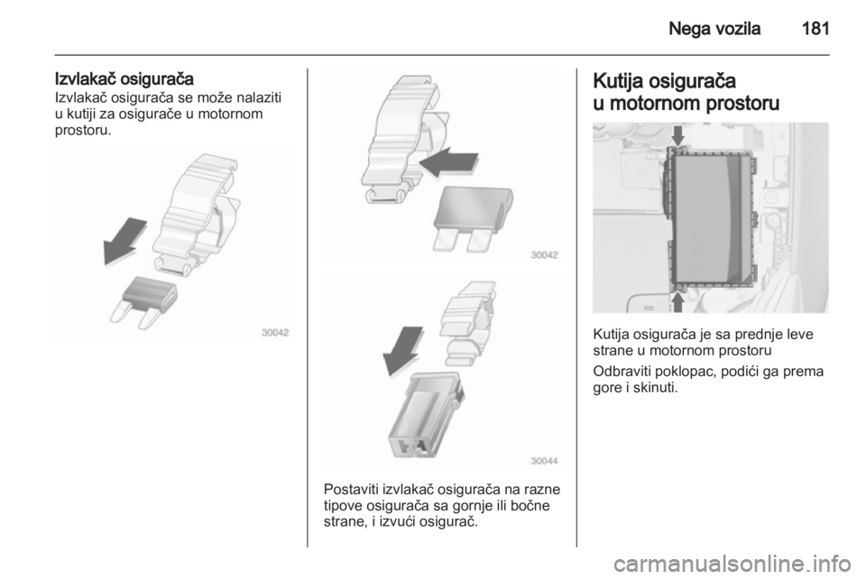 OPEL ASTRA J 2011  Uputstvo za upotrebu (in Serbian) 