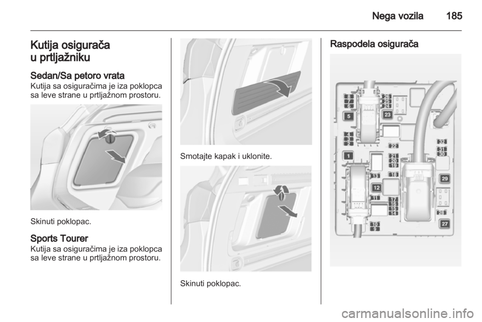 OPEL ASTRA J 2011  Uputstvo za upotrebu (in Serbian) 