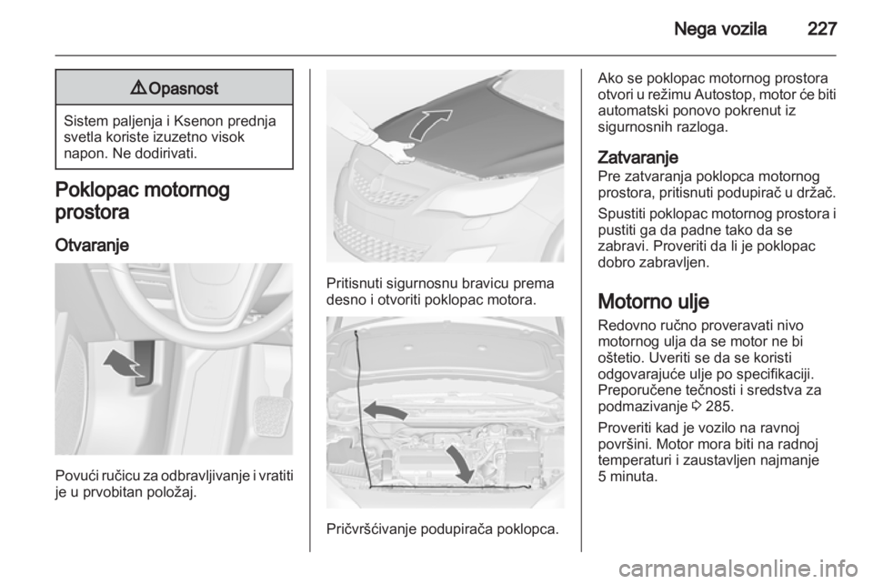OPEL ASTRA J 2013  Uputstvo za upotrebu (in Serbian) 