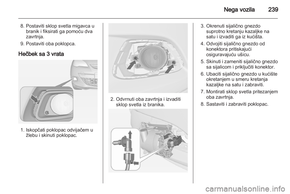 OPEL ASTRA J 2013  Uputstvo za upotrebu (in Serbian) 