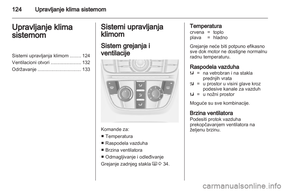 OPEL CASCADA 2013.5  Uputstvo za upotrebu (in Serbian) 