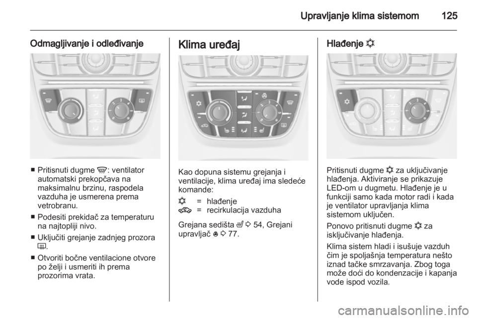 OPEL CASCADA 2013.5  Uputstvo za upotrebu (in Serbian) 