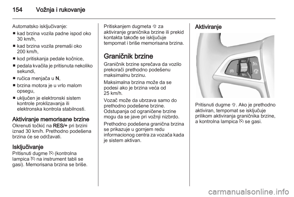 OPEL CASCADA 2013.5  Uputstvo za upotrebu (in Serbian) 