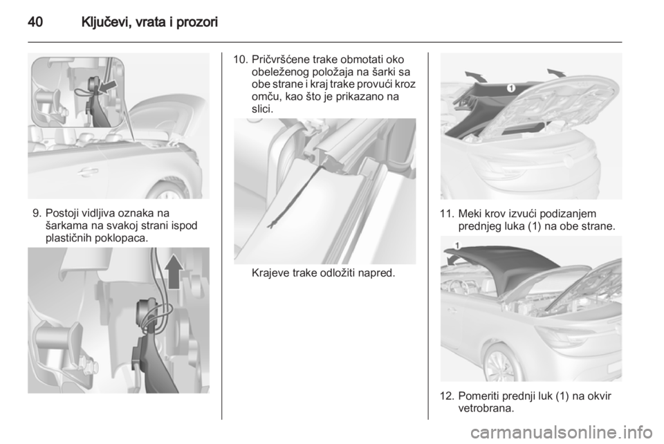 OPEL CASCADA 2013.5  Uputstvo za upotrebu (in Serbian) 
