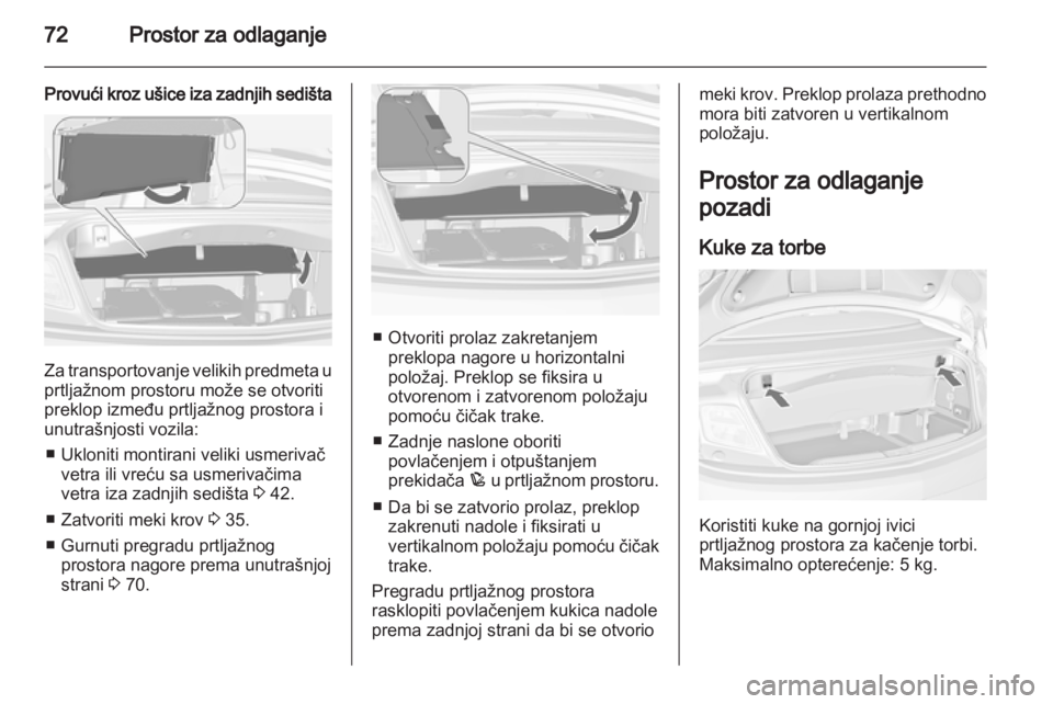 OPEL CASCADA 2013.5  Uputstvo za upotrebu (in Serbian) 