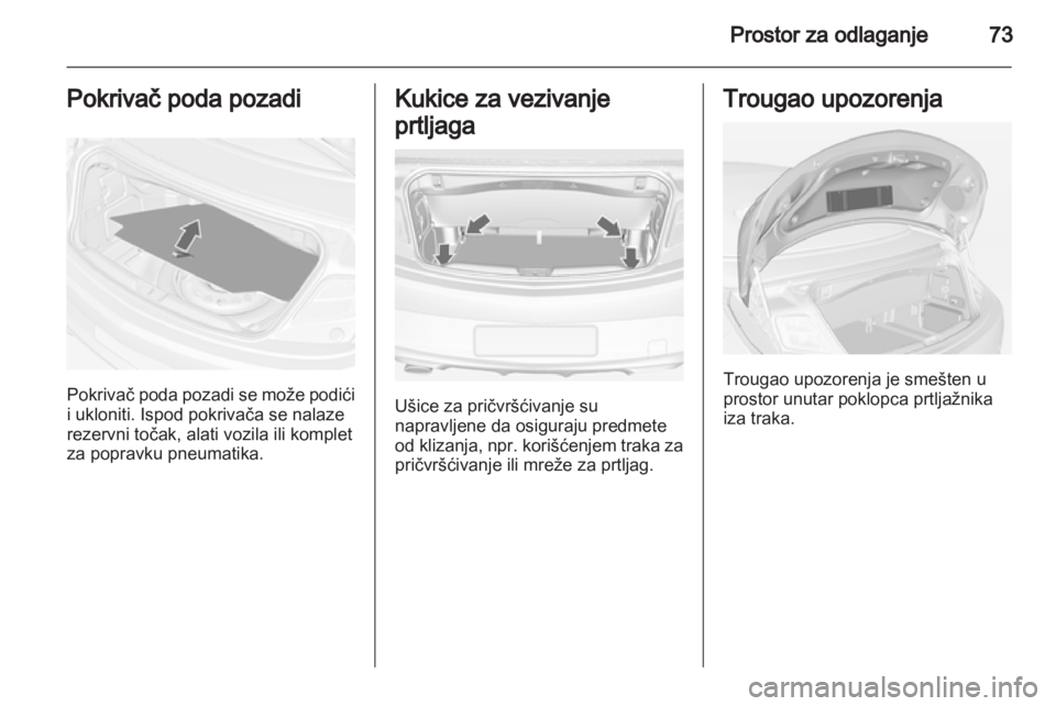 OPEL CASCADA 2013.5  Uputstvo za upotrebu (in Serbian) 