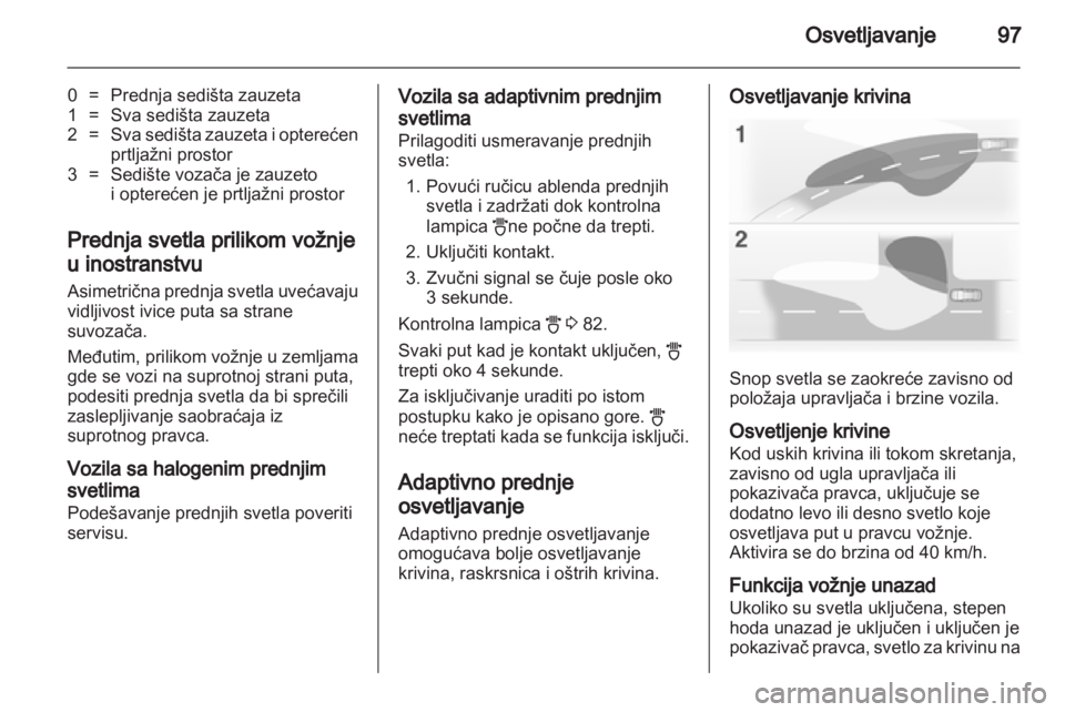 OPEL CORSA 2010.5  Uputstvo za upotrebu (in Serbian) 