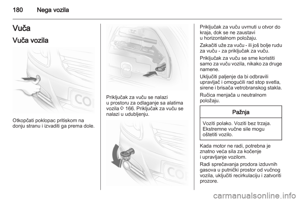 OPEL CORSA 2011  Uputstvo za upotrebu (in Serbian) 