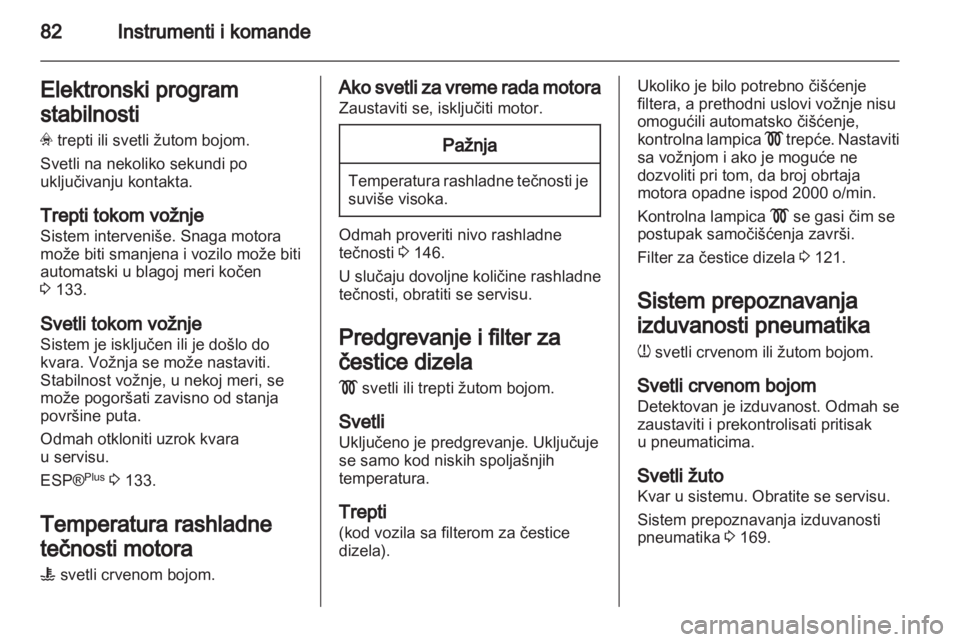 OPEL CORSA 2011  Uputstvo za upotrebu (in Serbian) 