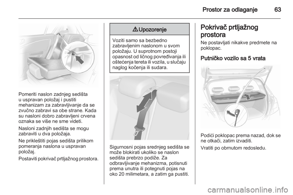 OPEL CORSA 2012.5  Uputstvo za upotrebu (in Serbian) 