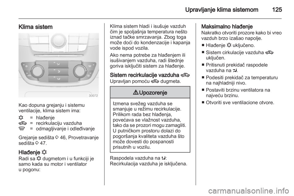 OPEL INSIGNIA 2010.5  Uputstvo za upotrebu (in Serbian) 