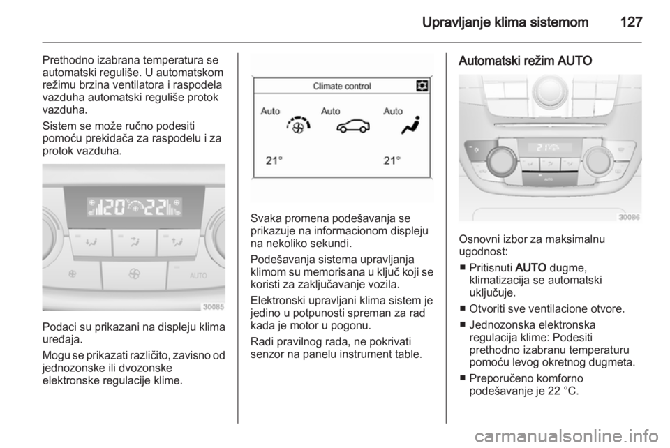 OPEL INSIGNIA 2010.5  Uputstvo za upotrebu (in Serbian) 