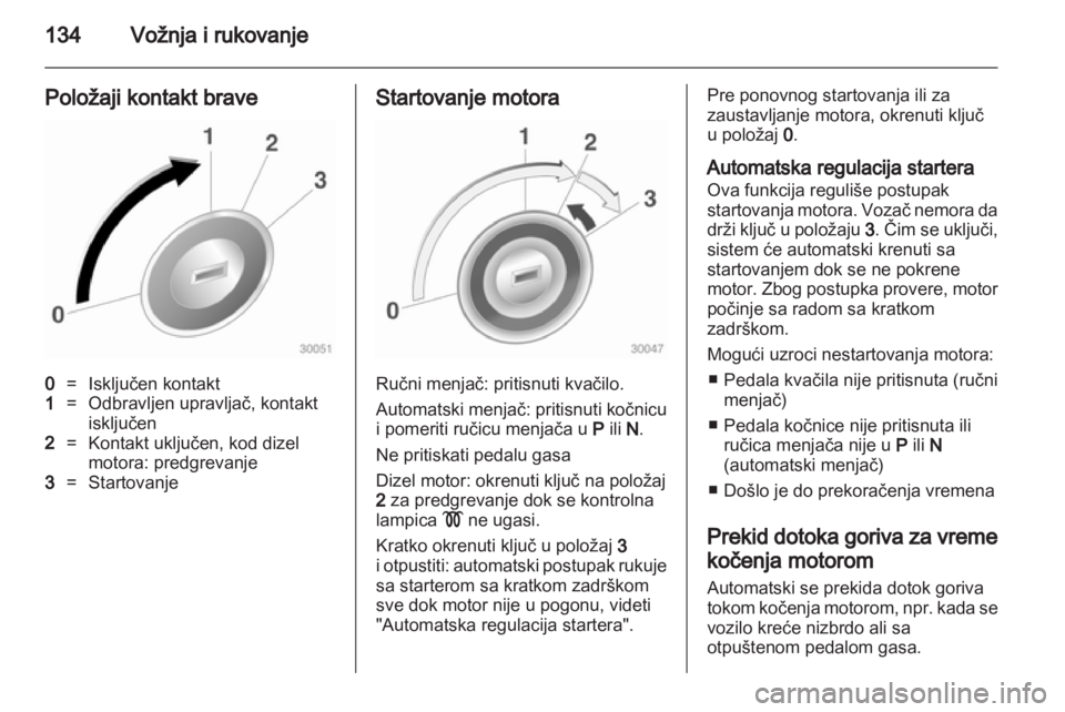 OPEL INSIGNIA 2010.5  Uputstvo za upotrebu (in Serbian) 