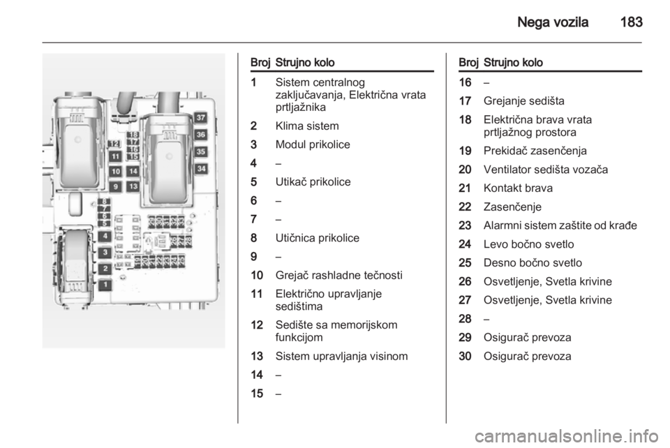 OPEL INSIGNIA 2010.5  Uputstvo za upotrebu (in Serbian) 