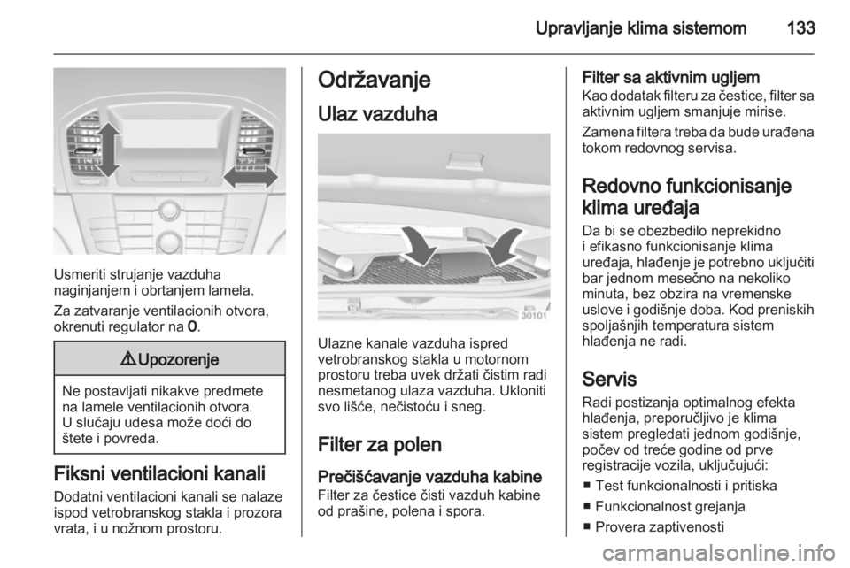 OPEL INSIGNIA 2011  Uputstvo za upotrebu (in Serbian) 