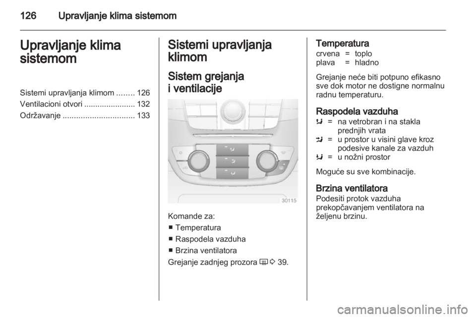 OPEL INSIGNIA 2012  Uputstvo za upotrebu (in Serbian) 