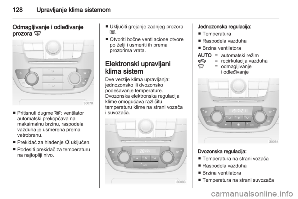 OPEL INSIGNIA 2012  Uputstvo za upotrebu (in Serbian) 