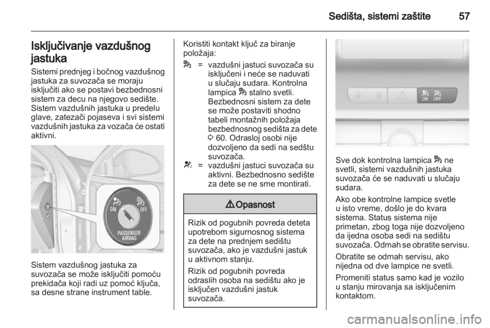 OPEL INSIGNIA 2012  Uputstvo za upotrebu (in Serbian) 