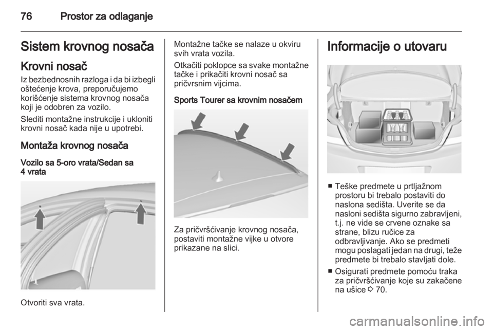 OPEL INSIGNIA 2012  Uputstvo za upotrebu (in Serbian) 