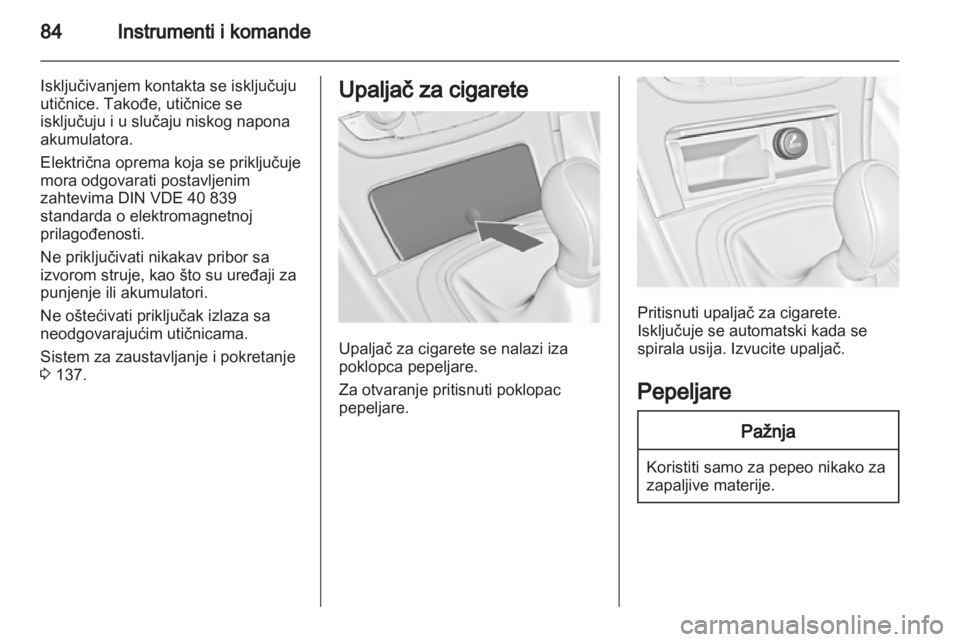 OPEL INSIGNIA 2012  Uputstvo za upotrebu (in Serbian) 