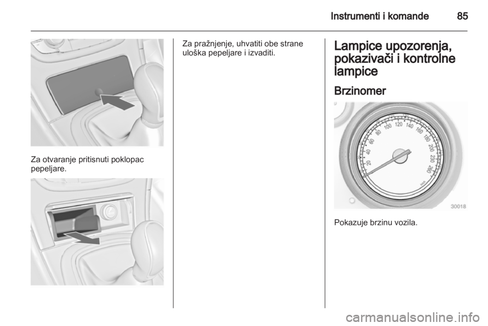 OPEL INSIGNIA 2012  Uputstvo za upotrebu (in Serbian) 