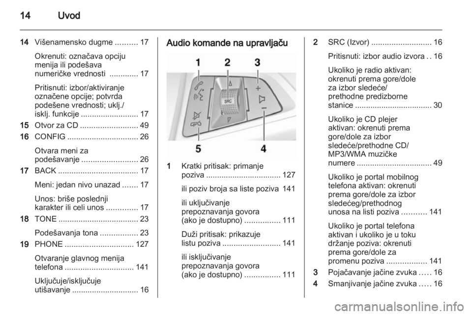 OPEL INSIGNIA 2012.5  Uputstvo za rukovanje Infotainment sistemom (in Serbian) 