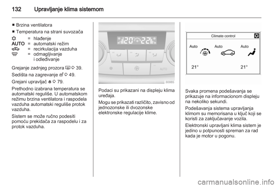 OPEL INSIGNIA 2012.5  Uputstvo za upotrebu (in Serbian) 