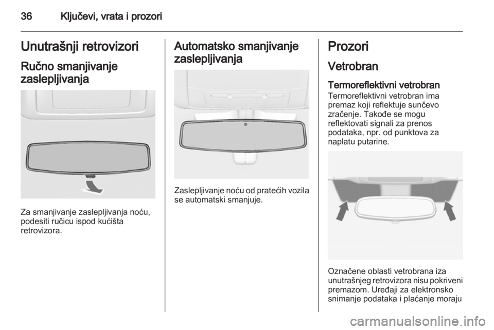 OPEL INSIGNIA 2012.5  Uputstvo za upotrebu (in Serbian) 