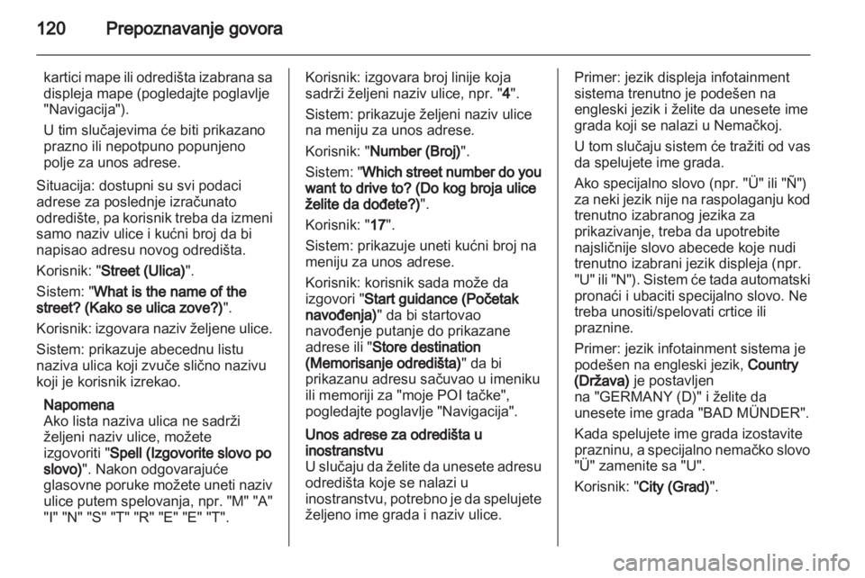 OPEL INSIGNIA 2013  Uputstvo za rukovanje Infotainment sistemom (in Serbian) 