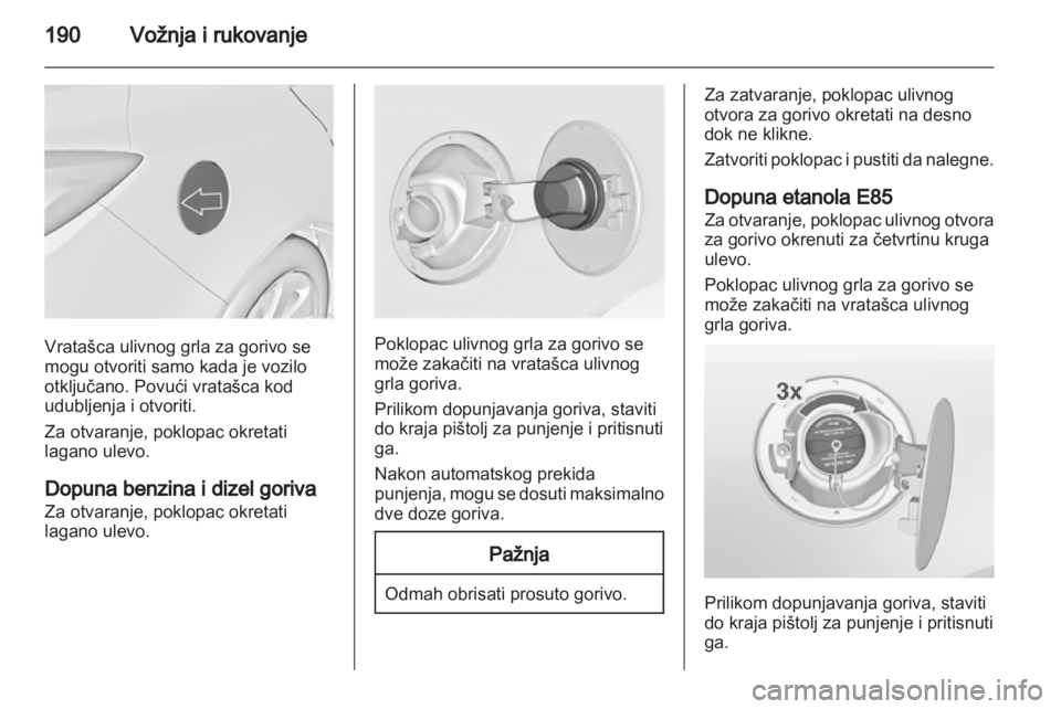 OPEL INSIGNIA 2013  Uputstvo za upotrebu (in Serbian) 