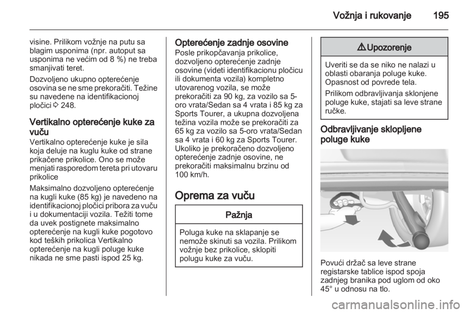 OPEL INSIGNIA 2013  Uputstvo za upotrebu (in Serbian) 