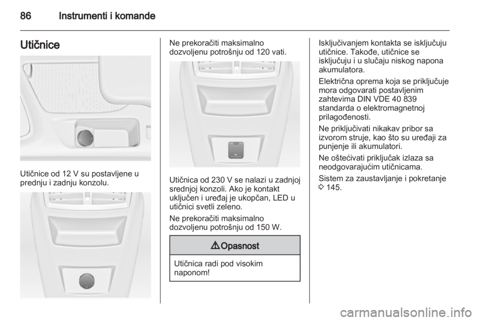 OPEL INSIGNIA 2013  Uputstvo za upotrebu (in Serbian) 